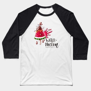 Watermelon popsicle Baseball T-Shirt